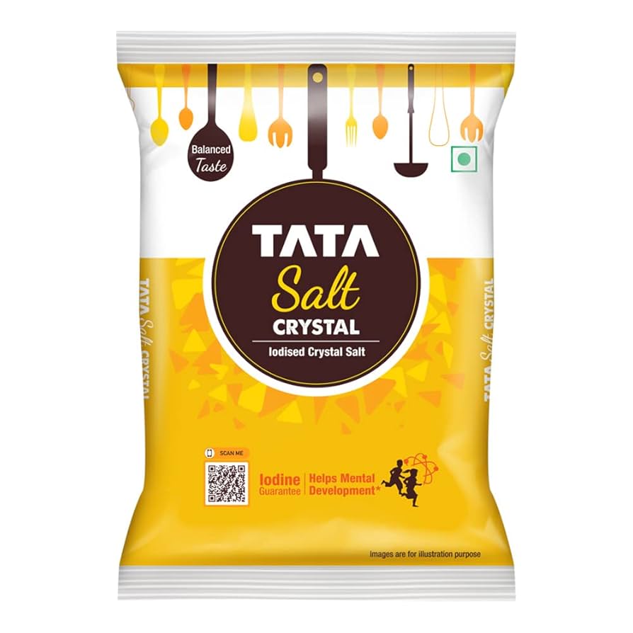 Tata Salt Iodised Crystal Salt - 1kg